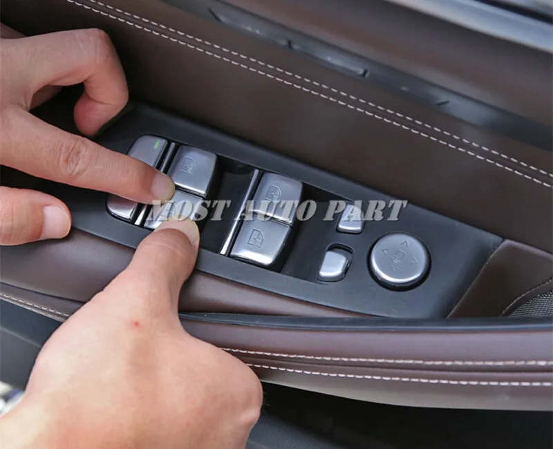 Внутренняя дверь окно переключатель кнопка Крышка Накладка для BMW 5 серии G30 G31 2017-2019