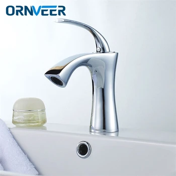 

Creative Style Basin Faucet Cold and Hot Water Mixer Single Handle Tap