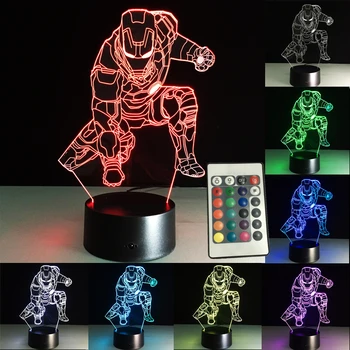 

Colourful 3D Table Lamp Luminaria LED Night Lights Kids Children's room New Year Decorative Lighting Great Gift For Kid