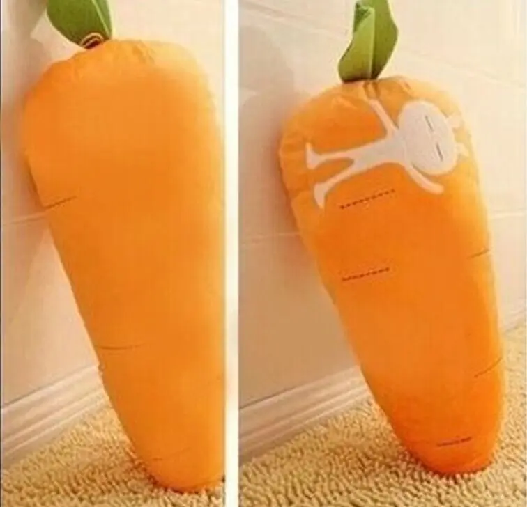 70cm Lovely Carrot Plush Toy Dolls Soft Carrot Pillow Cartoon Kids Doll Toy Stuffed Animal Birthday