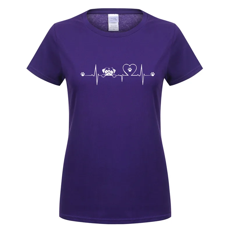 Летняя модная женская футболка с коротким рукавом и О-образным вырезом, Повседневная Хлопковая женская футболка с изображением собаки, женская футболка для девочек, OZ-030 - Цвет: as picture