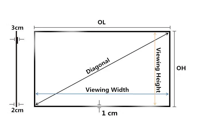 F2UFGG тонкий Bezel2.35: 1UltraWide Full HD 1080p 3D домашний кинотеатр тонкий Безель фиксированная рамка проектор фильм экран с 3D серебристо-серый