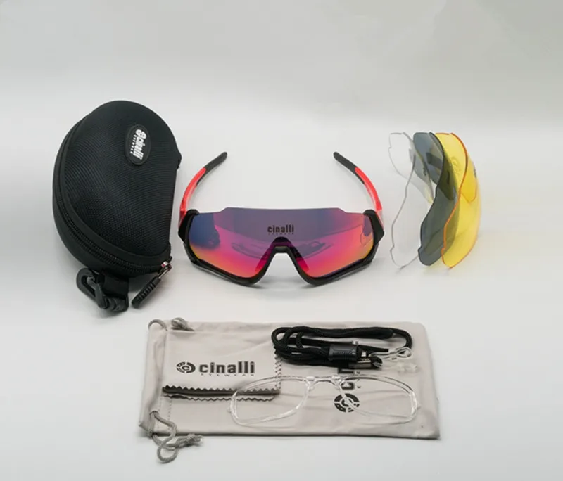 CINALLI C-088 солнцезащитные очки для велоспорта гоночные уличные спортивные очки TR90 оправа Очки w/черные поляризованные линзы для garmin shimano Rider