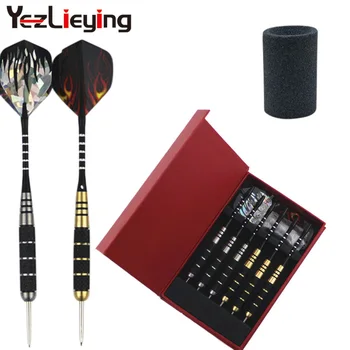 

Quality Professional DARTS SET 6pcs Dart + Flights + Shaft + Steel Tip + Case + Millstone
