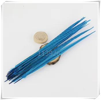 

100pcs pheasant feathers 40-45cm lake blue ringneck pheasant tail feathers for wedding/party/carnival centerpieces decorations