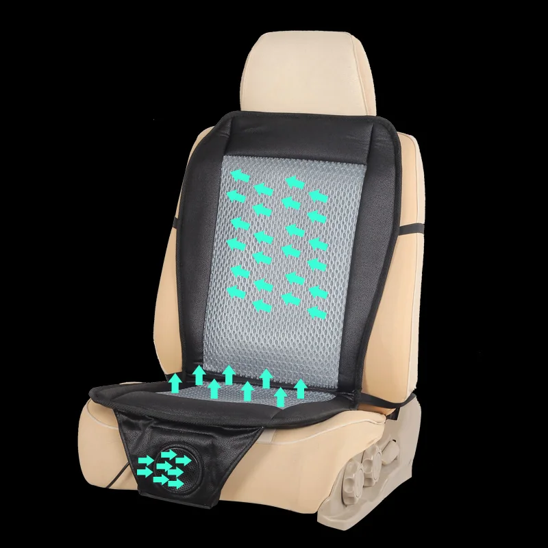 

car seat cushion electric fan cushion seat car electric cooling mat 12 v car air cushion summer seat cushion fan car