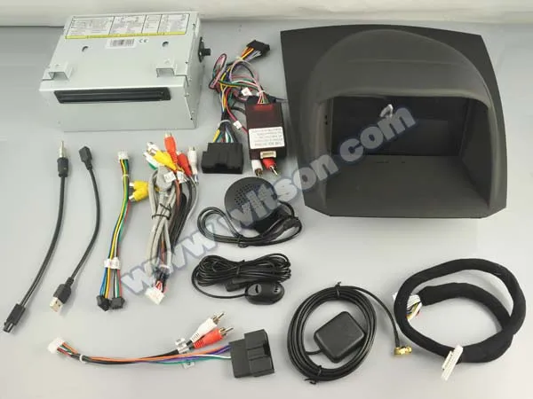 Top 7" Capacitive Touch Screen Special Car DVD for Ford Fiesta 2013-2017 with Front DVR Camera Support & Android Mirror Link Support 2