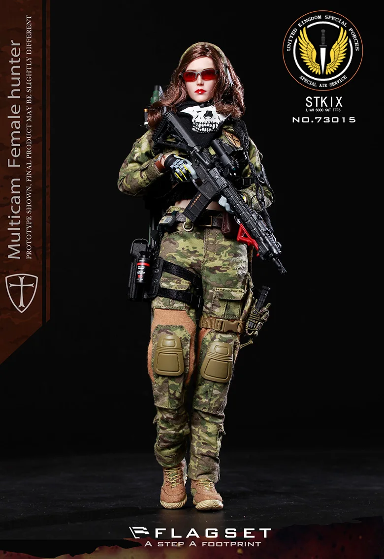 

FLAGSET FS-73015 MC War Angel Multicam Female Hunter Angela 1/6 FIGURE