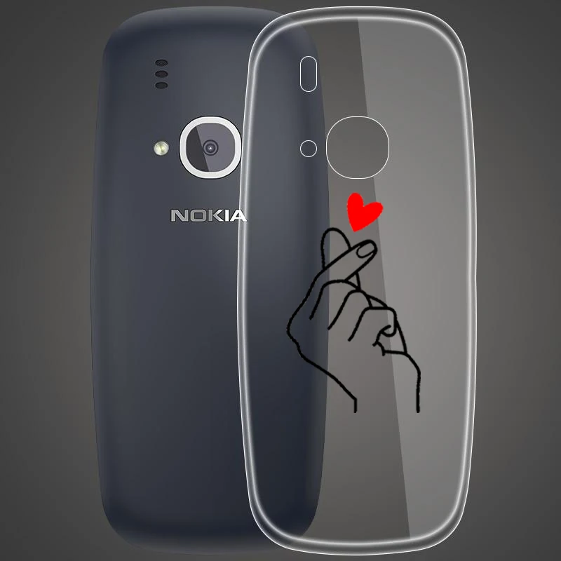 

Transparent Clear Case for Nokia 3310 Case TPU Soft Cover Ultra Thin Slim Case for Nokia 3310 Original 3310 2017 Case