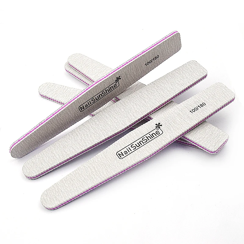 Lixa de Unhas Procedimentos de Amortecedor do Unha Manicure do Salão de Beleza do Unha Profissão Unha Sol Lixar 100 - 180 240 Ferramentas Acessórios Cal 50 Pcs 9 de Amortecedor Do Prego Manicure do Salão