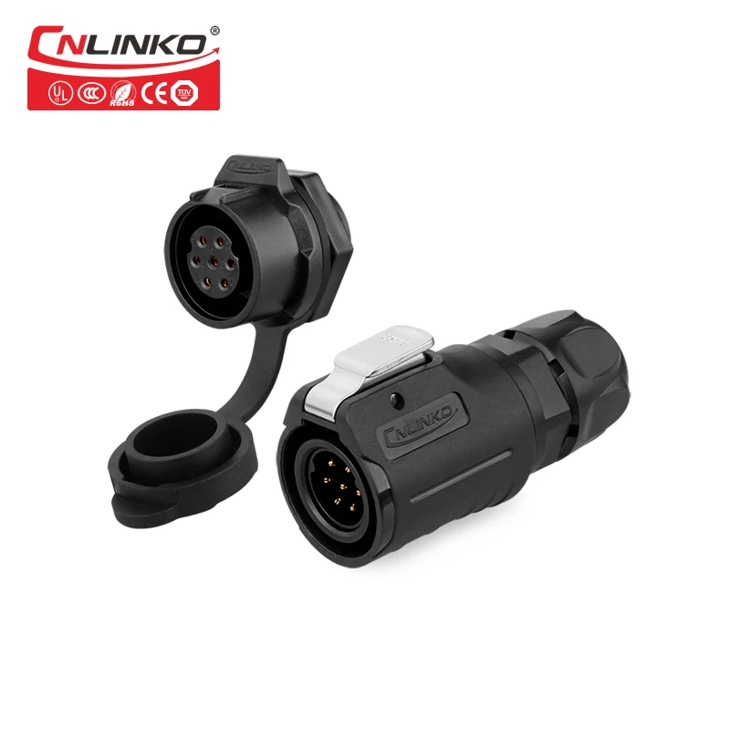 Cnlinko M16 2/3/4/5/7/8/9 pin Водонепроницаемые электрические соединители штепсельная вилка