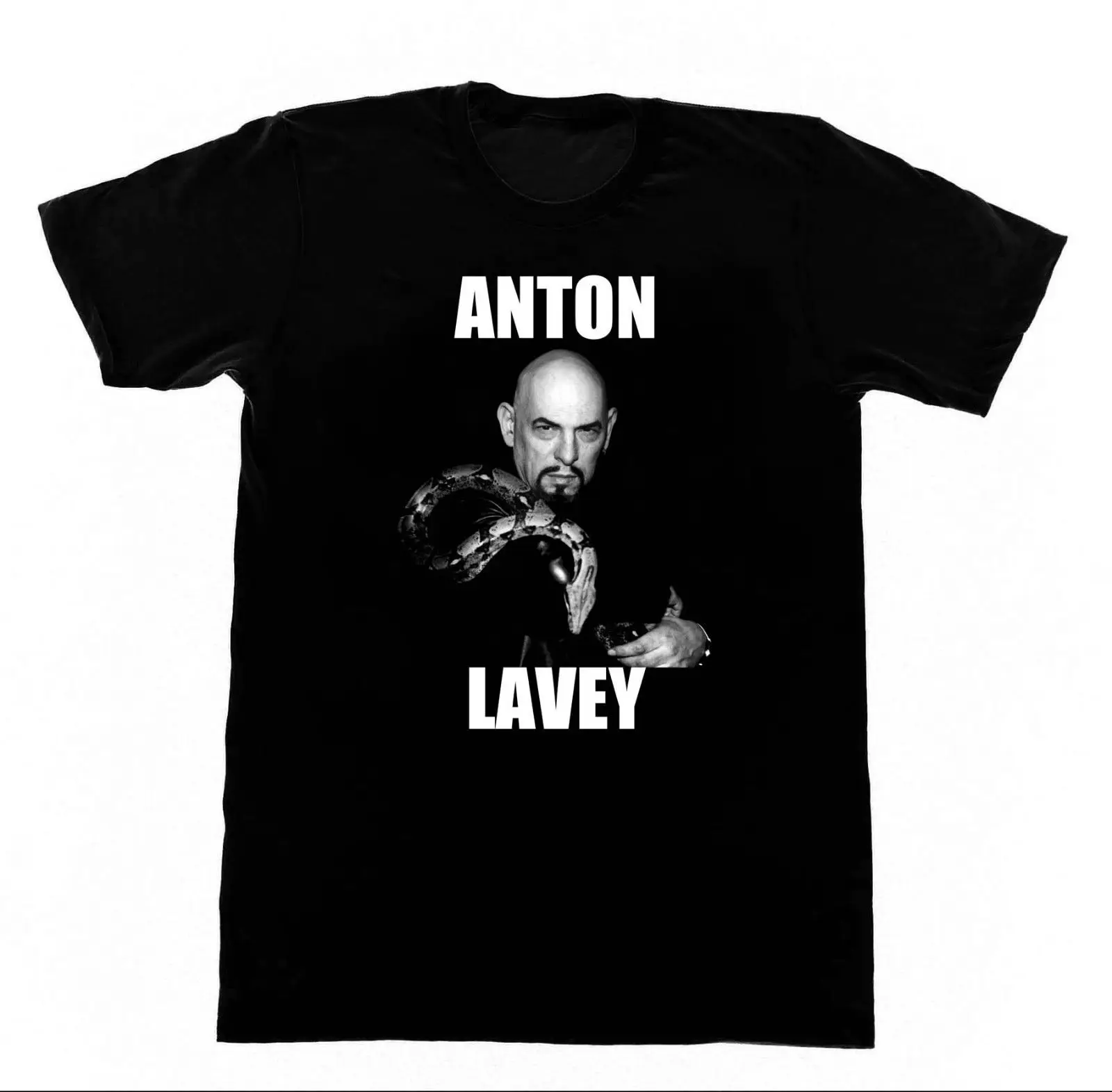 Футболка со змеей Anton LaVey сатаной пентаграммой сатанинской церковью храмом