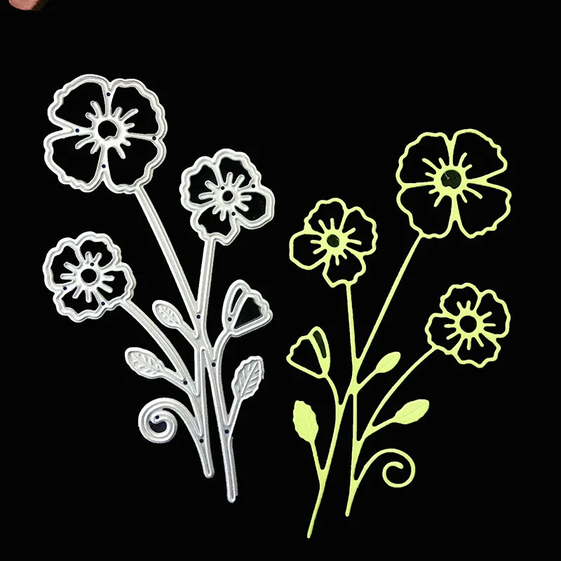

Flower Metal Cutting Dies Stencils DIY Scrapbooking Die Cuts Album Paper Cards Decor Crafts Embossing Templates Cutting Tools