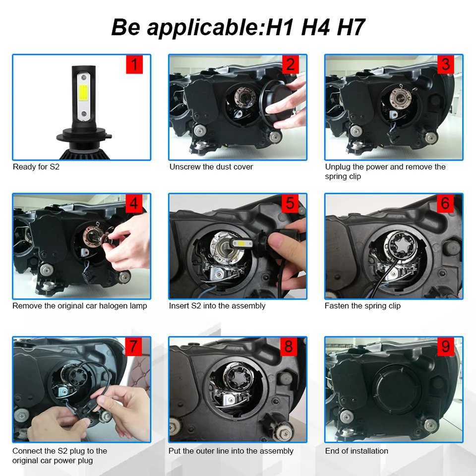 H7 LED Bulbs