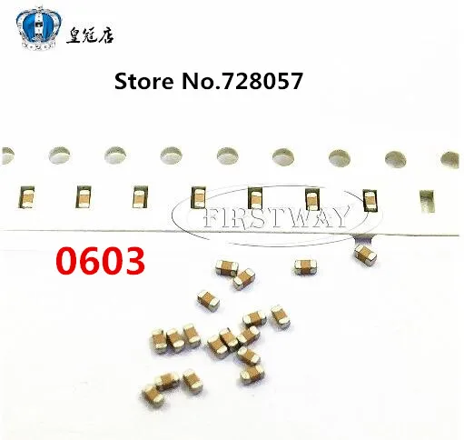 

0603 100PF 100V 101J 5% 100pcs/lot Free shipping SMD ceramic capacitors