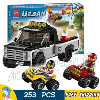 

253pcs City Great Vehicles ATV Race Team Model Building Blocks 10649 Assemble Karting Bricks Children Compatible With
