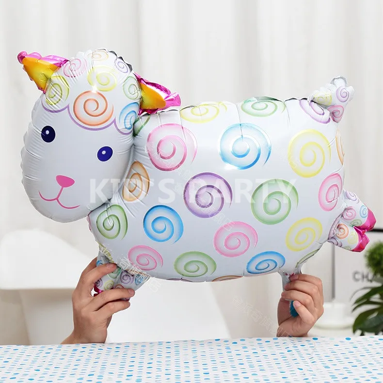 2pcs Helium balloons sheep Foil balloons pet animal inflatable balloon