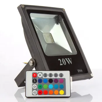 

Outdoor Floodlight LED RGB 10W 20W 30W 50W 220V Led Spotlight With Led Waterproof Reflector Landscape Lighting Wall Light