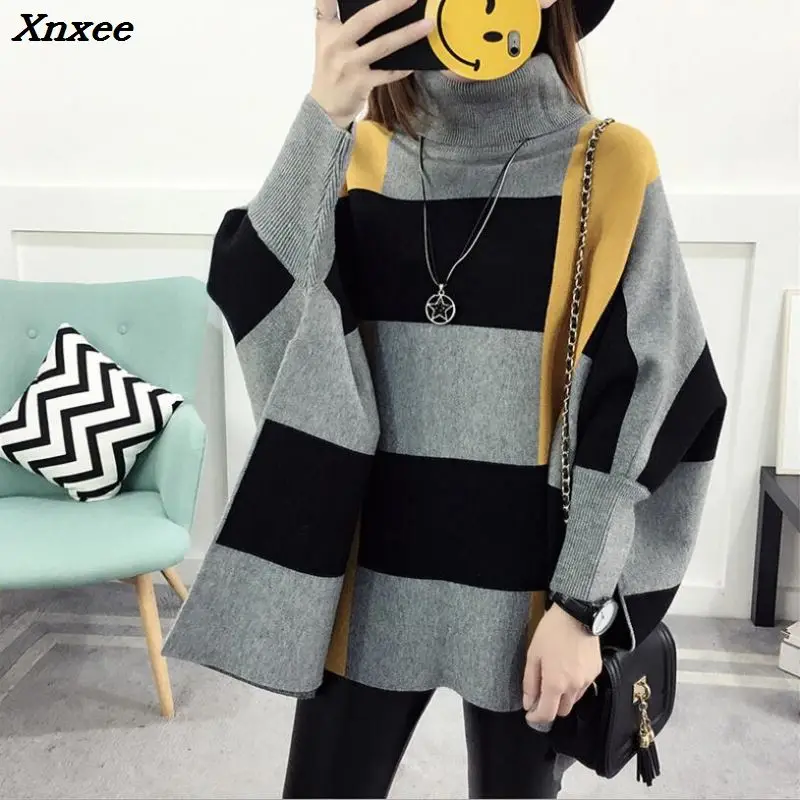 2018 Women Pullover Female Sweater Fashion Autumn Winter Plus Size Shawl Warm Casual Loose Knitted Tops Xnxee 2018 Women Pullover Female Sweater Fashion Autumn Winter Plus Size Shawl Warm Casual Loose Knitted Tops Xnxee