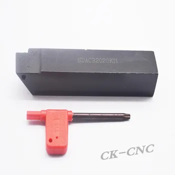 

SDACR2020K11 20*20*125mm 55degreeCNC Lathe External Cutting Tool Right Holder For DC**11T3 inserts