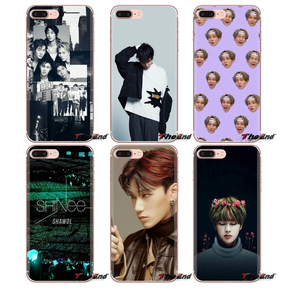 Прозрачные мягкие чехлы для Xiaomi Redmi 4A S2 Note 3 3S 4 4X 5 Plus 6 7 6A Pro Pocophone F1 SHINee KPOP Boy group |