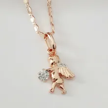 Кулон из золота и серебра, трендовая подвеска, 585 розовое золото, подвеска с искусственным жемчугом, женская бижутерия, модная подвеска