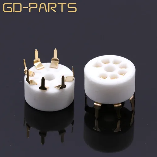 GD-PARTS B7G PCB 마운트 7 핀 세라믹 진공관 소켓, 6AU6 EF95 6C4 6X4 6066 6AQ5 6AV6 50C5 Hifi 빈티지 튜브 AMP DIY용 3