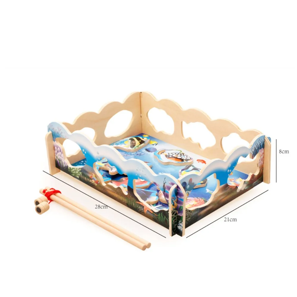 

Magnetic Fishing Children Fishing Puzzle Children Educational Fishing Puzzles Game Jigsaw Puzzle Toy Juguetes Educativos