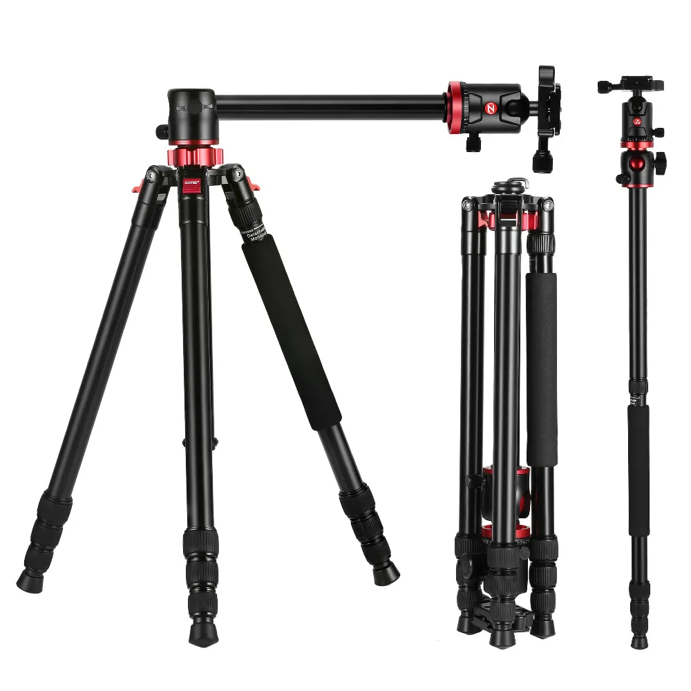  Zomei M8 Camera tripod Monopod Portable Magnesium Aluminium Professional Tripod Stand Quick Release