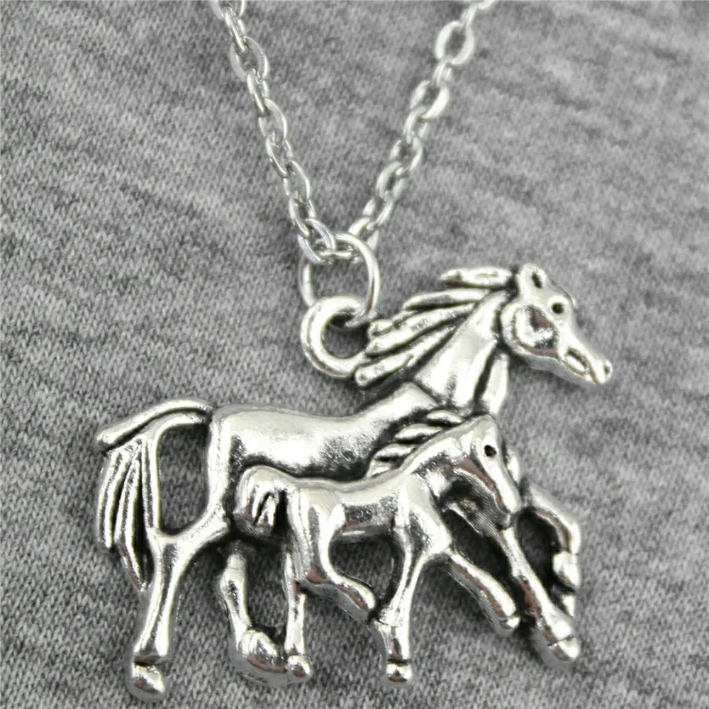 mother 2 child necklace