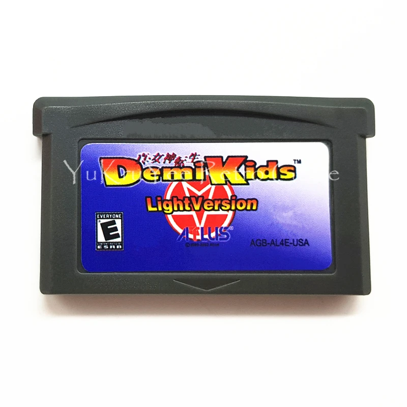 

Demi Kids Light Version Video Game Memory Cartridge Card for 32 Bit Console Accessories US Sticker English Language