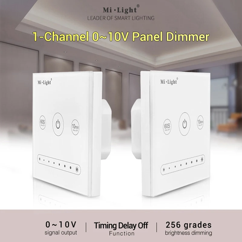 Панельный диммер mi light ac110v 220v 0 10V L1 LS4 с пультом дистанционного управления wifi