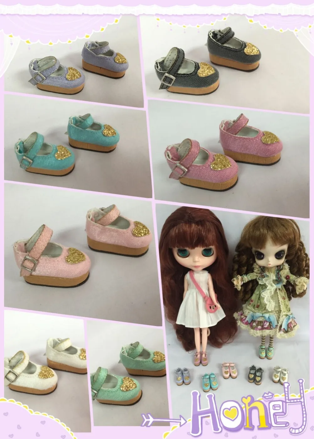 Кукла обувь для blyth Azone куклы OB кукла licca и т. Д. Длина: 2,8 см