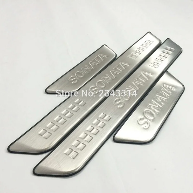 For-2015-2016-Hyundai-Sonata-Stainless-Scuff-Plate-Door-Sill-Protector-Trim-Kick-Guard-Pedal-Cover (1)