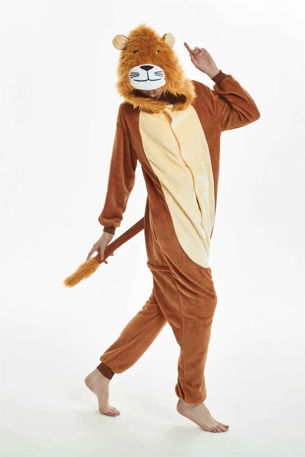 Winter Kigurumi Onesie Stitch color Unicorn Pikachu Anime Costumes Cosplay Cartoon Animal Sleepwear Warm Adult Men women Hooded