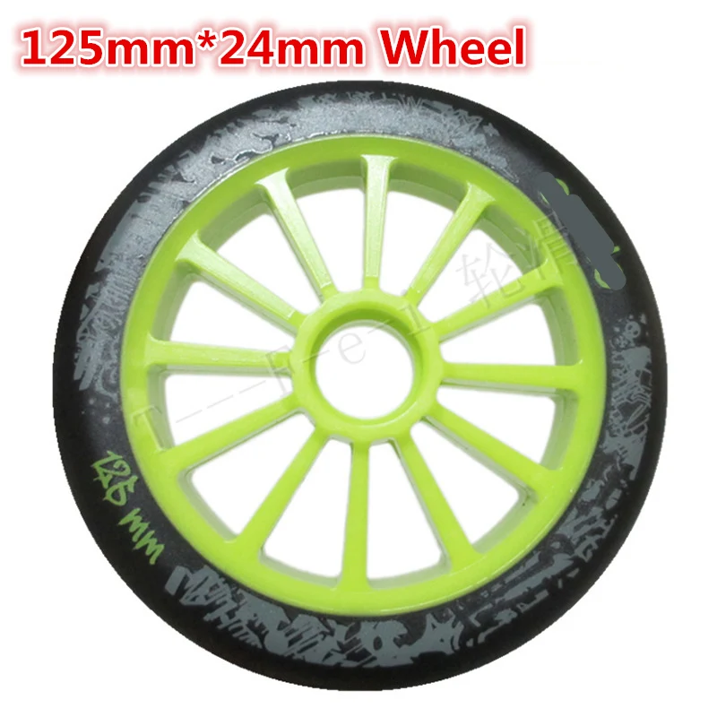 

6 Pieces 125mm Inline Speed Skates Wheel, For Speeding Skate Marathon Racing, Roller Skating Wheels