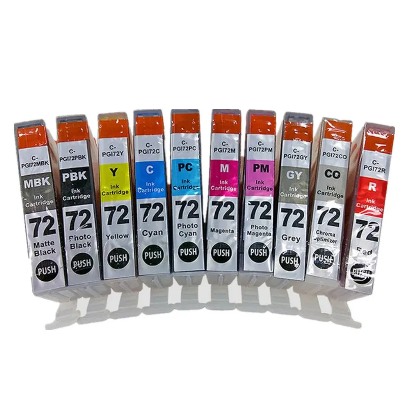 

ink cartridges PGI 72 (PGI-72) with latest chip for canon Pixma Pro-10 inks PGI-72 PGI72 For Canon Pixma Pro 10 PIXMA Pro 10S