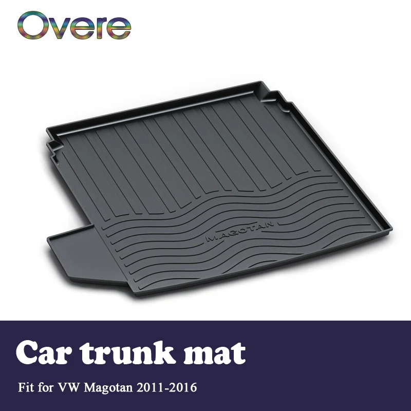 

Overe 1Set Car Cargo rear trunk mat For VW Magotan B7 2011 2012 2013 2014 2015 2016 Styling Boot Liner Anti-slip mat Accessories