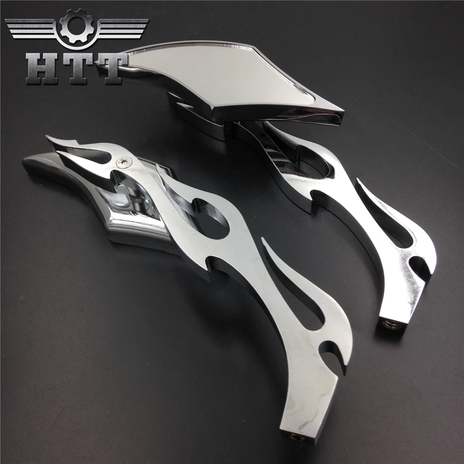 

Aftermarket free shipping motorcycle parts Alloy TWIST DIAMOND Custom Mirror for Suzuki GSXR600 750 1000 1100 Hayabusa CHROME