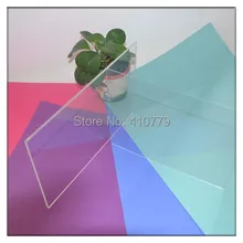 Акриловые листы 300X300X2 мм домашнее обустройство пластиковый строительный материал для фоторамки Perspex прозрачная доска ПММА может разрезать любой размер
