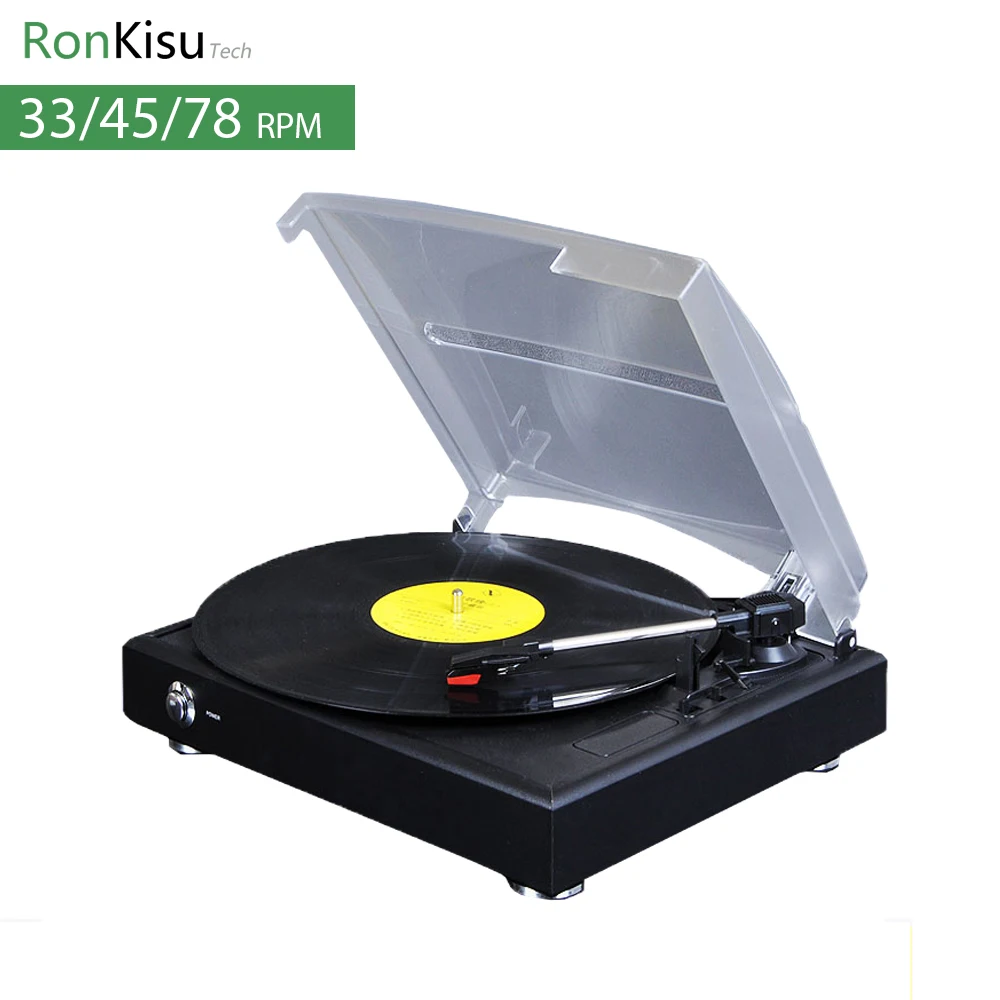 

33/45/78 Speed electric Music Turntable, Vinyl records player with stylus, MP3 converter, gramophone vinil player