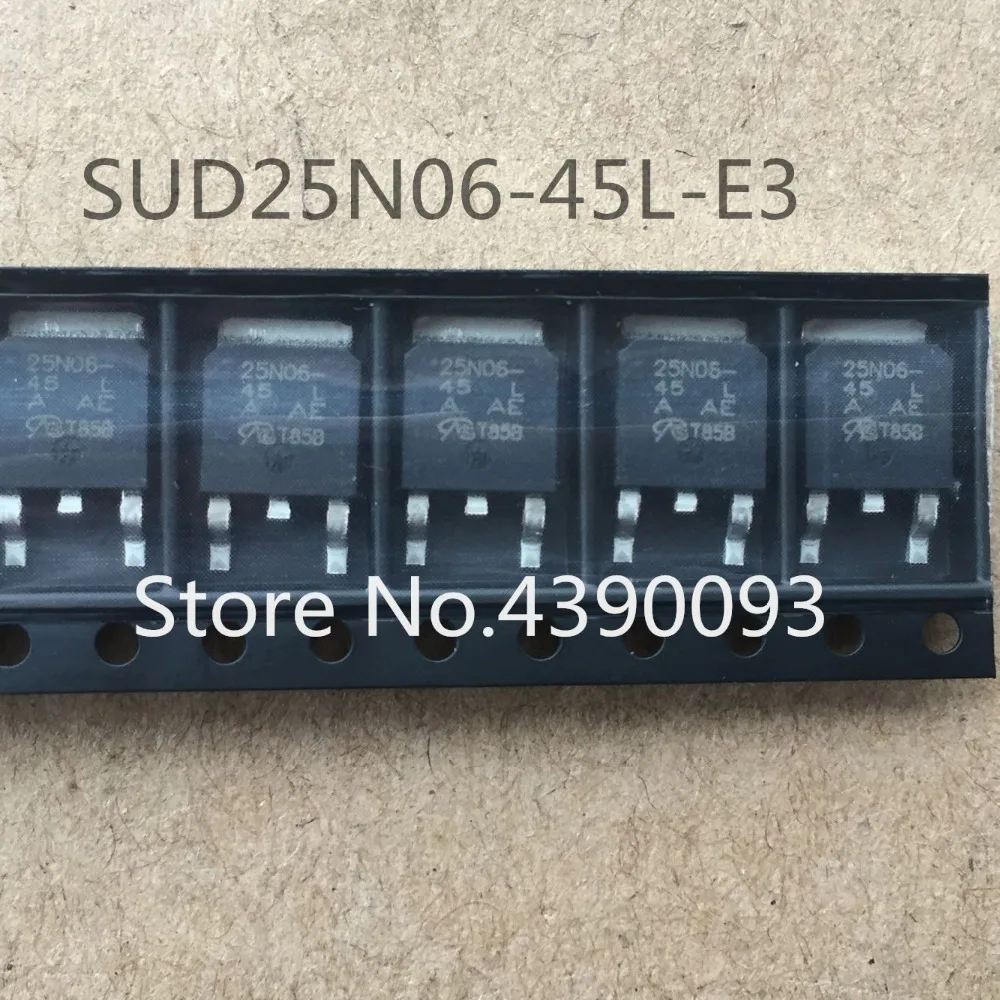 

50pcs/lot 100% NEW 25N06-45 25N06-45L SUD25N06-45L-E3 TO252