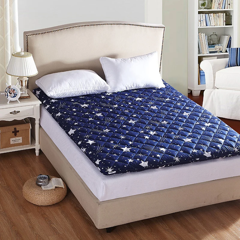 SongKAum Hot sale!!!High Quality Comfortable Mattress Thick Warm Foldable Single Or Double Mattress Fashion Starry Sky Design