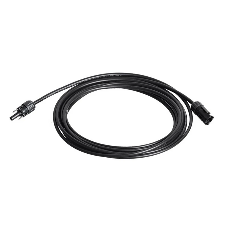50 шт./лот 4mm2, 4 метра, MC4 PV кабель-удлинитель для Панели солнечные с мужского и женского разъем CFP418-4BK
