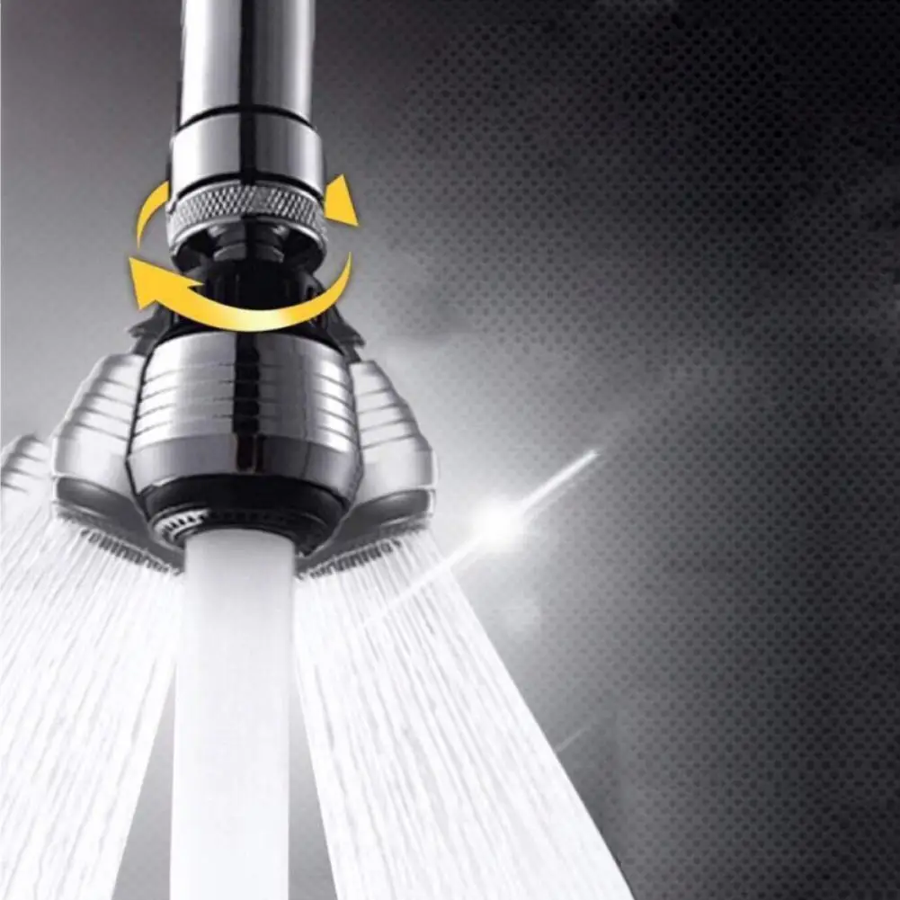 Kitchen Zinc Alloy Shell Faucet Aerator Diffuser 360 Degree Water