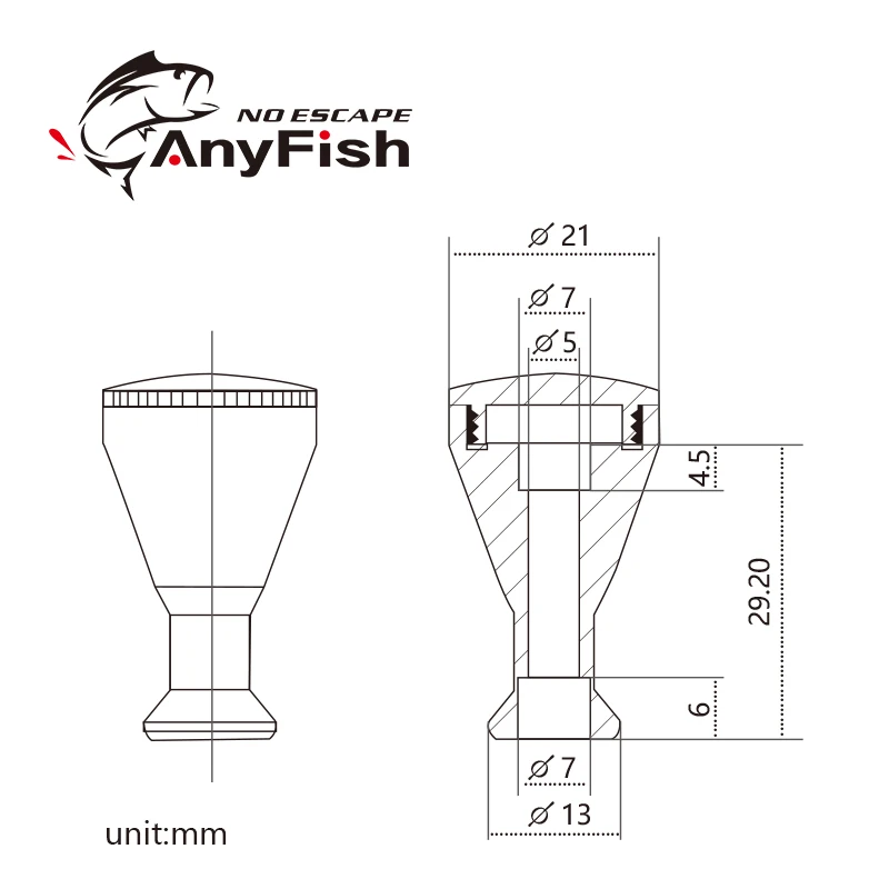 ANYFISH силовая Ручка Катушка Ручка ручка для Shimano Stradic CI4 Curado Sedona Daiwa CR80 baitcasing катушка спиннинговые Катушки Снасти