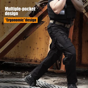 FREE SOLDIER outdoor sports tactical military men's pant four seasons multi-pocket YKK zipper for camping riding hiking trousers 5