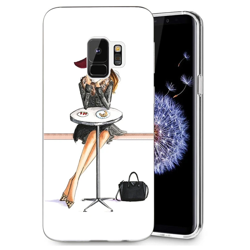 Летний дорожный Мягкий силиконовый чехол из ТПУ для Samsung Galaxy S9 S9Plus S8 Plus S7 edge Note 8
