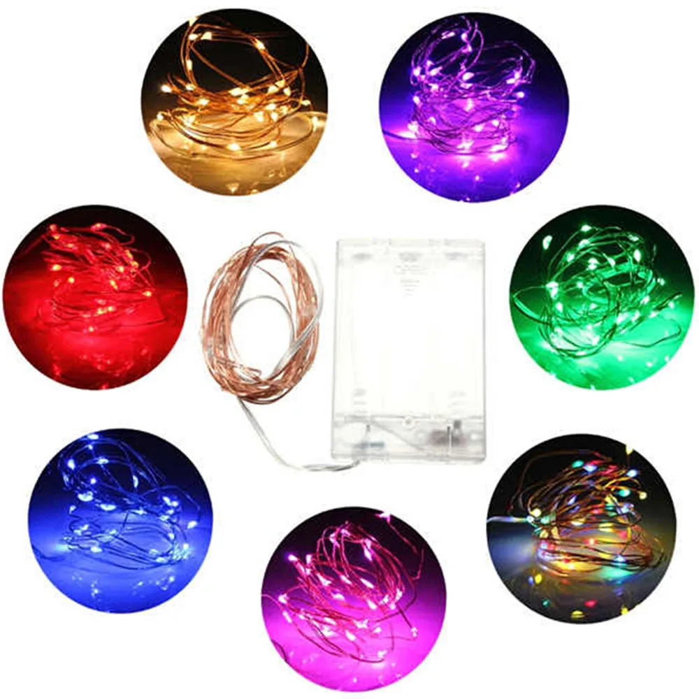 

3M 30 Battery led string light 3 AA Battery Powered Decoration LED for Wedding Christmas,Party garland led lights outdoor decor