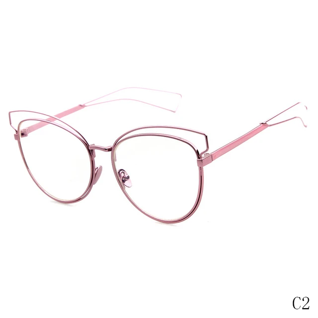 Longkeeper 2017 New Cat Eye Glasses Frames For Women Sexy Vintage Brand 